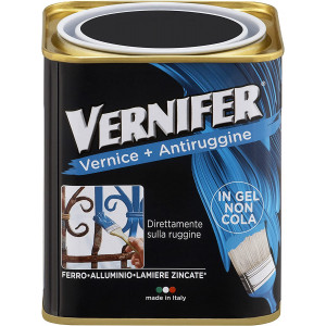 VERNIFER VERNICE ANTIRUGGINE ML. 750 GRIGIO SCURO BRILLANTE COD. 4876